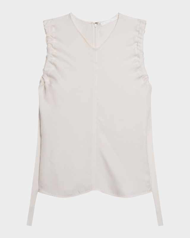 Ruched Sleeveless Top